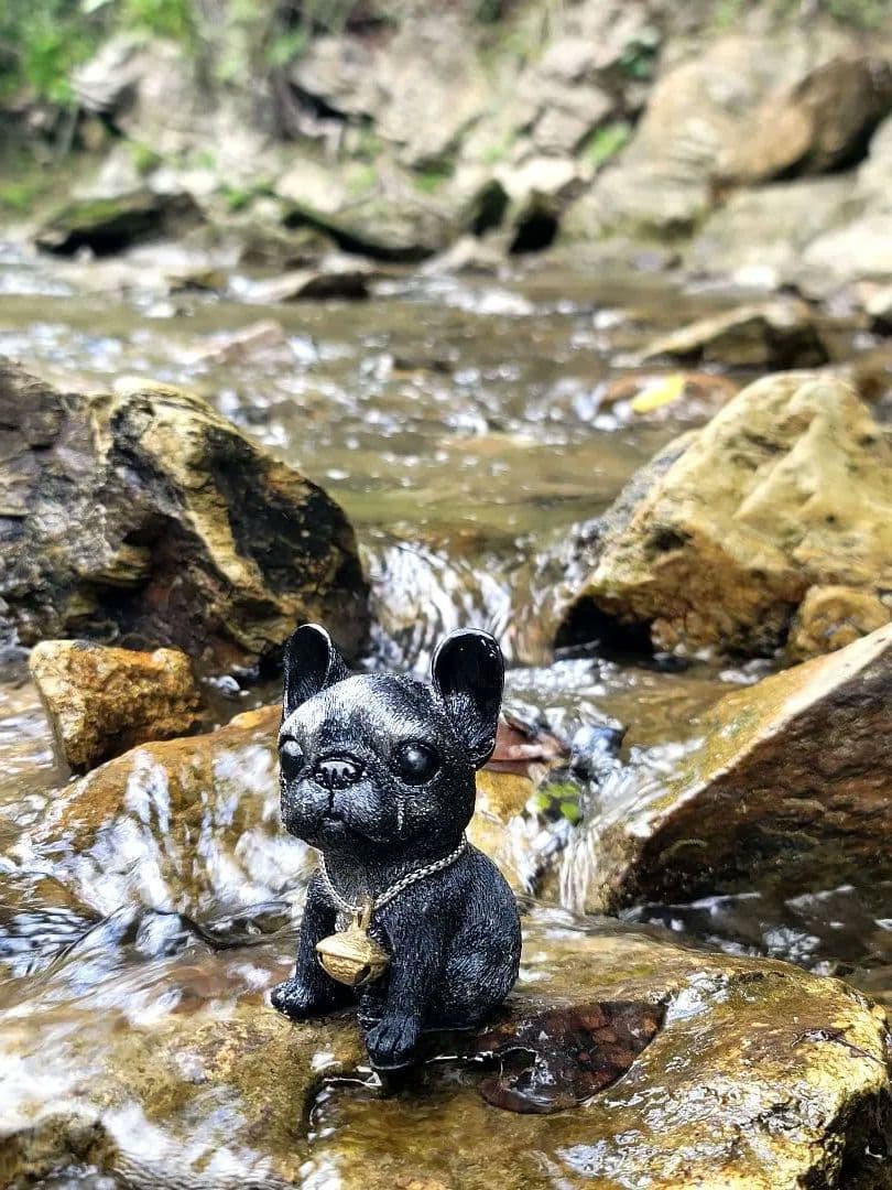 沖縄ター滝★魂の癒し身代わり守り犬オルゴナイト