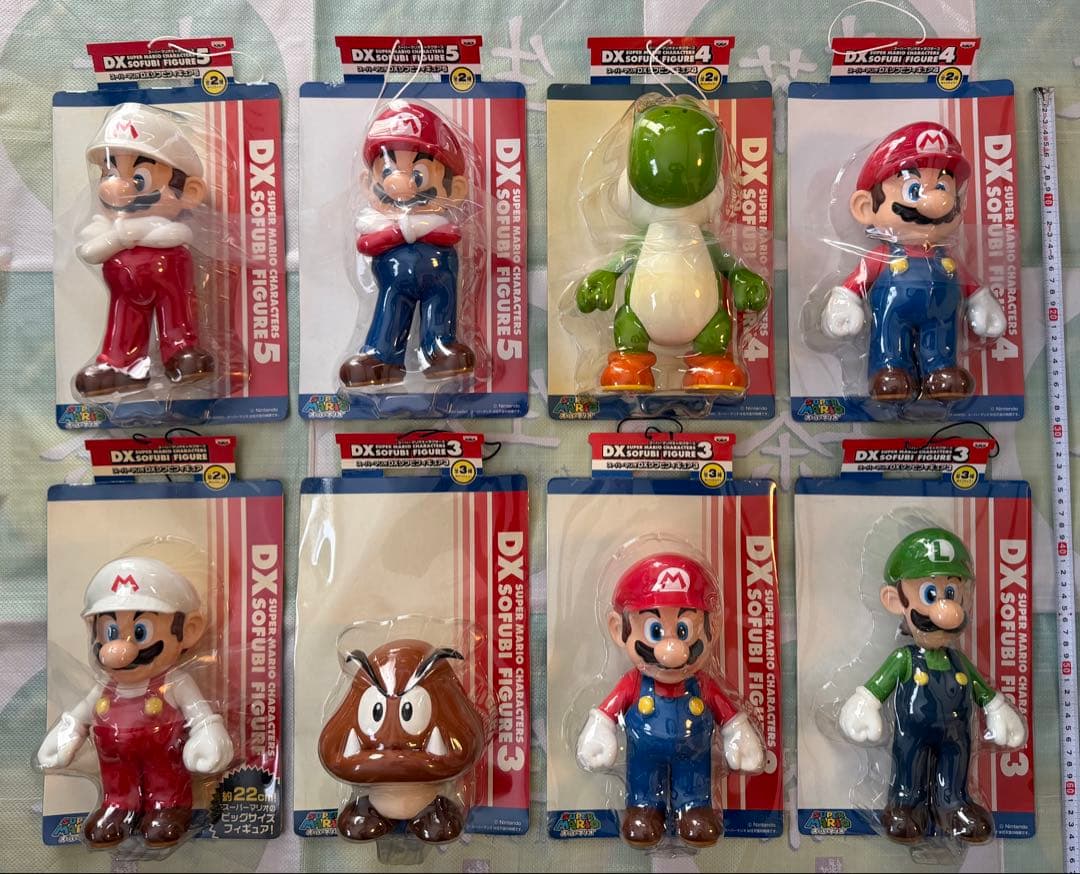 スーパーマリオ DX ソフビフィギュア 8点セット 新品未開封品 超レア