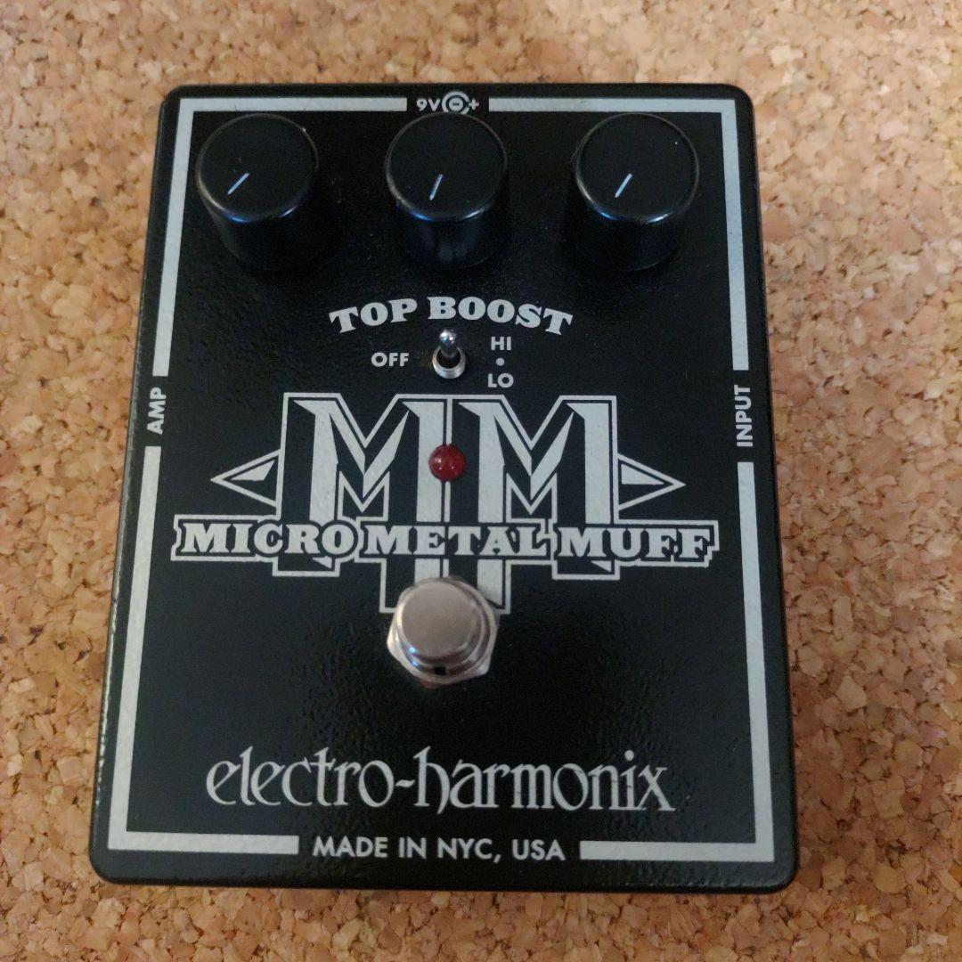 状態綺麗✨ メタルマフ harmonix MICRO L MUFF Electro Harmonix Micro Metal Muff【Supernice!エフェクター】