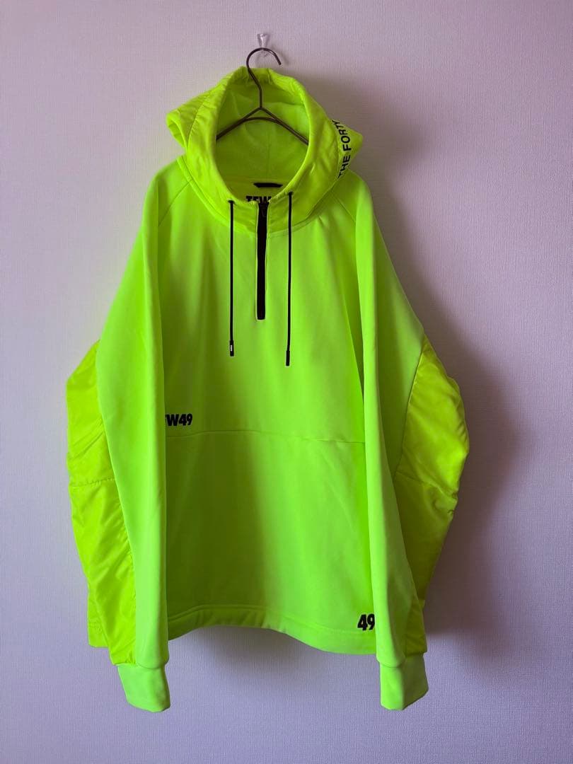 TFW49 フード付きトレーナー 蛍光イエロー