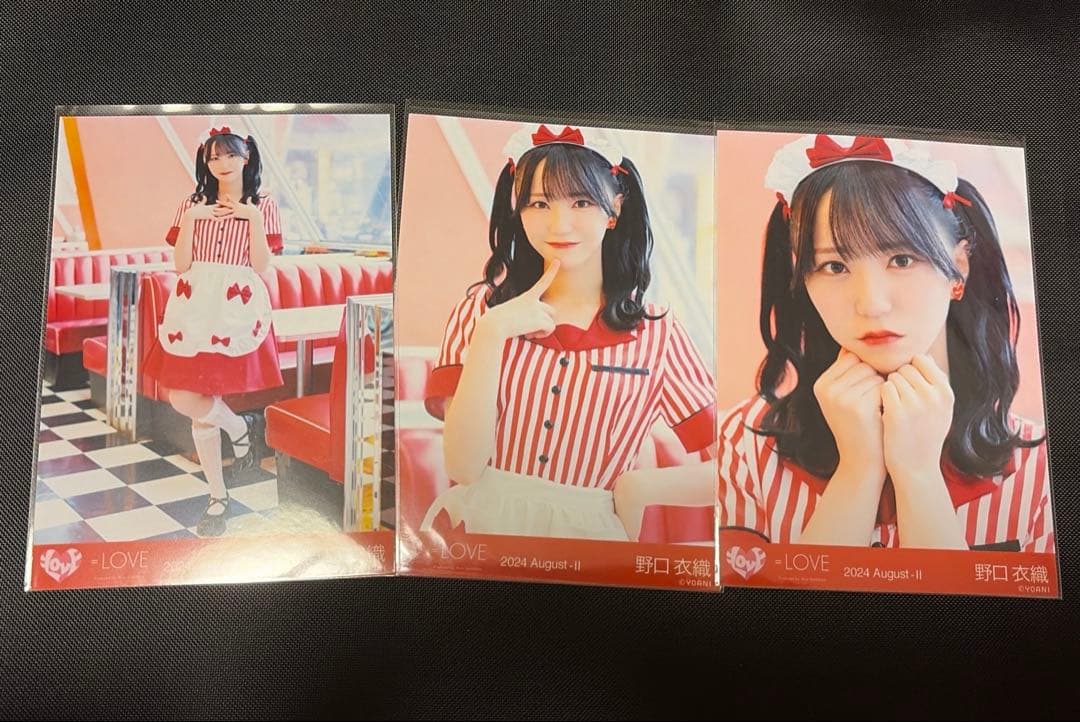 匿名発送】イコラブ 野口衣織 仲直りシュークリーム コンプ 生写真