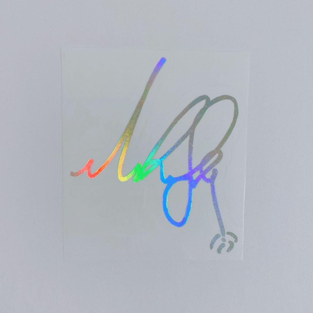 Enhypen ホログラムステッカー サインデザイン ニキ - メルカリ