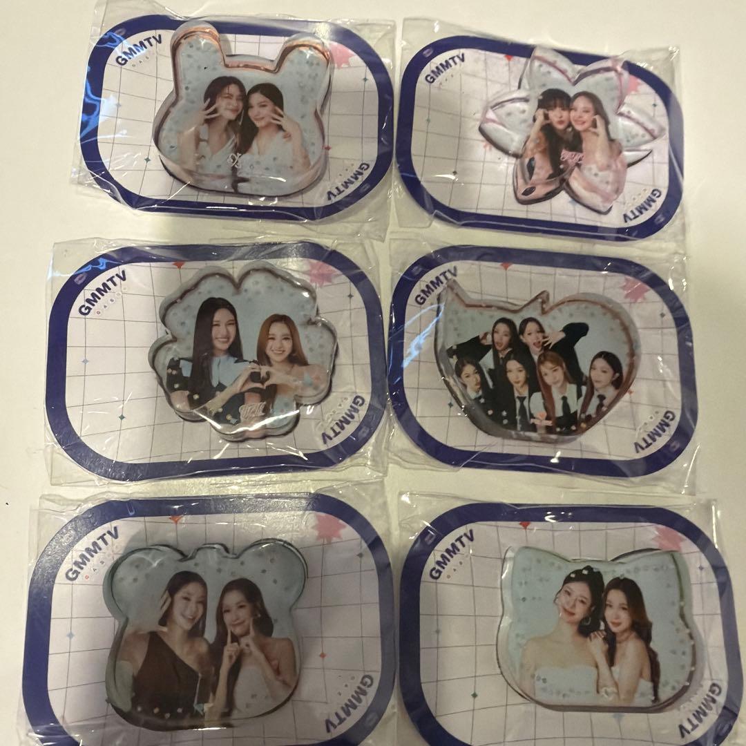 GMMTV ブックフェア　ガールズガチャ6個セット　マグネット