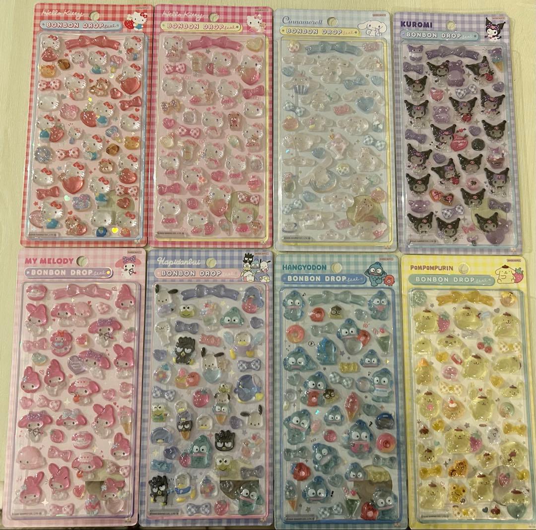 サンリオ第二弾 8種セット ボンボンドロップシール 正規品 - メルカリ