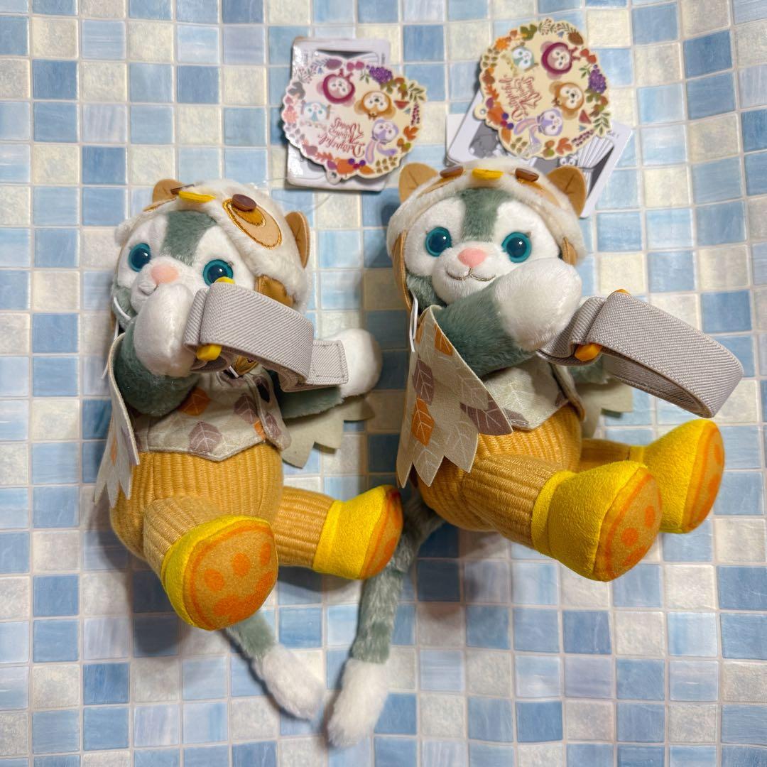 ディズニー　ジェラトーニ 秋のぼうけん　カーテンホルダー　ぬいぐるみ