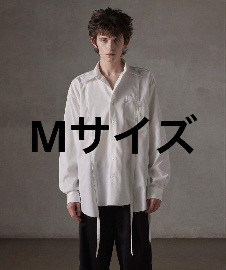 【GRANCY】ダメージ ドッキング デザインシャツ Mサイズ