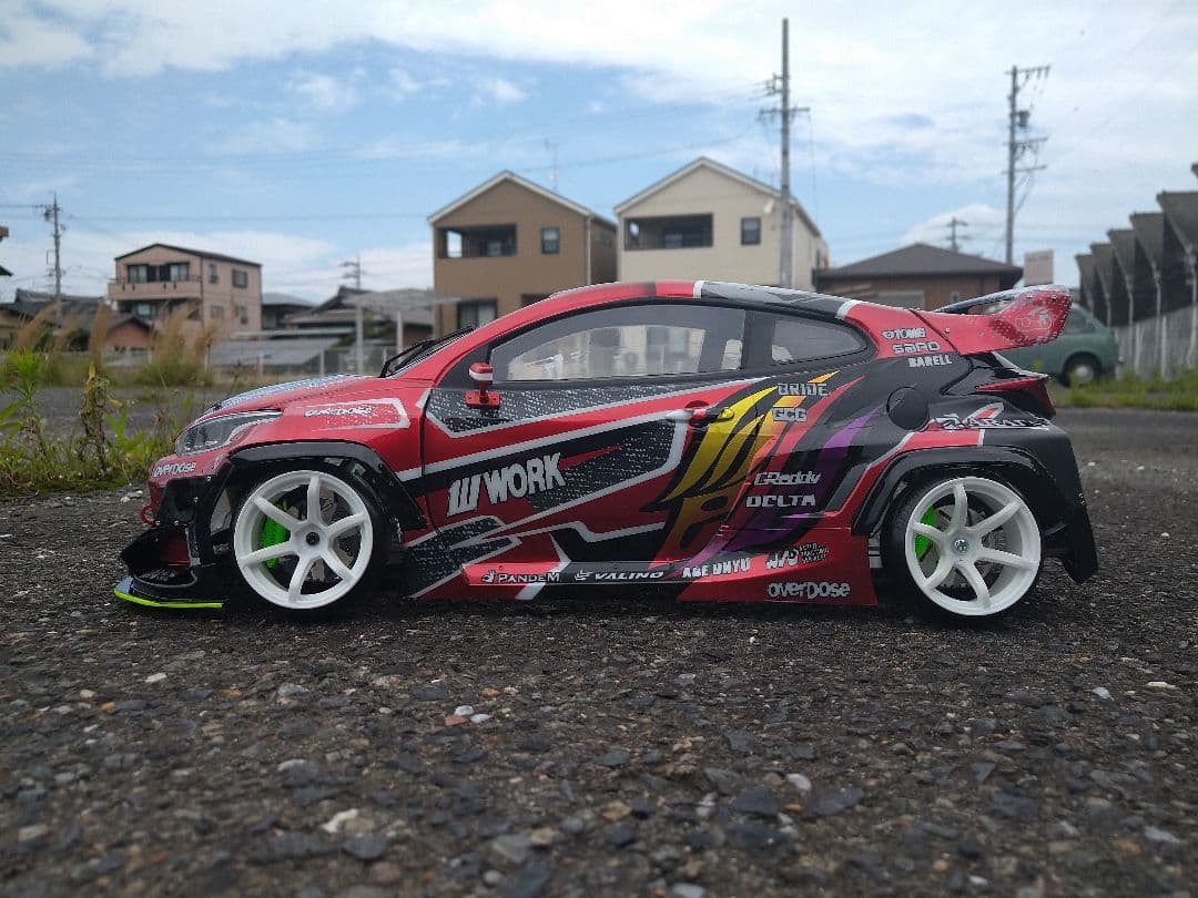 アディクション GRヤリス 塗装済新品ラジコンボディ - メルカリ