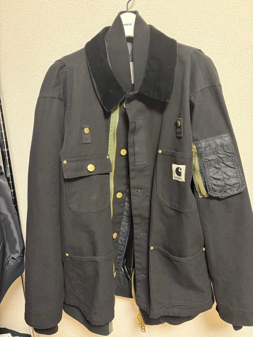 sacai Carhartt WIP Canvas Michigan 2 黒 - メルカリ