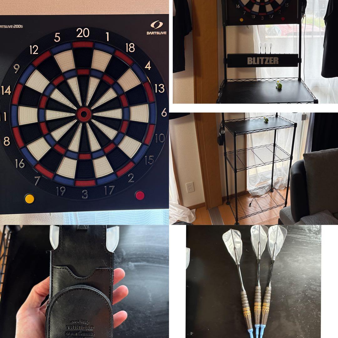 DARTSLIVE 200S ダーツボード &スタンド&ダーツ＋ケース付 Amazon | ダーツ ボード DARTSLIVE-200S(ダーツライブ200S) | ダーツ