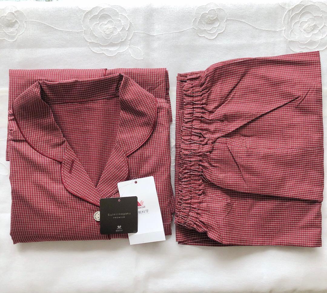 ワコール　高級 プレミアム 睡眠科学 パジャマ コットン 超長綿　M