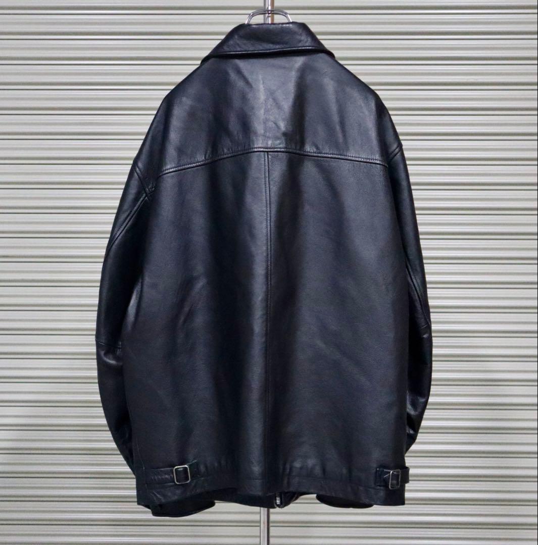 OLD GAP】オールドギャップ 本革 レザージャケット ブラック XL - メルカリ