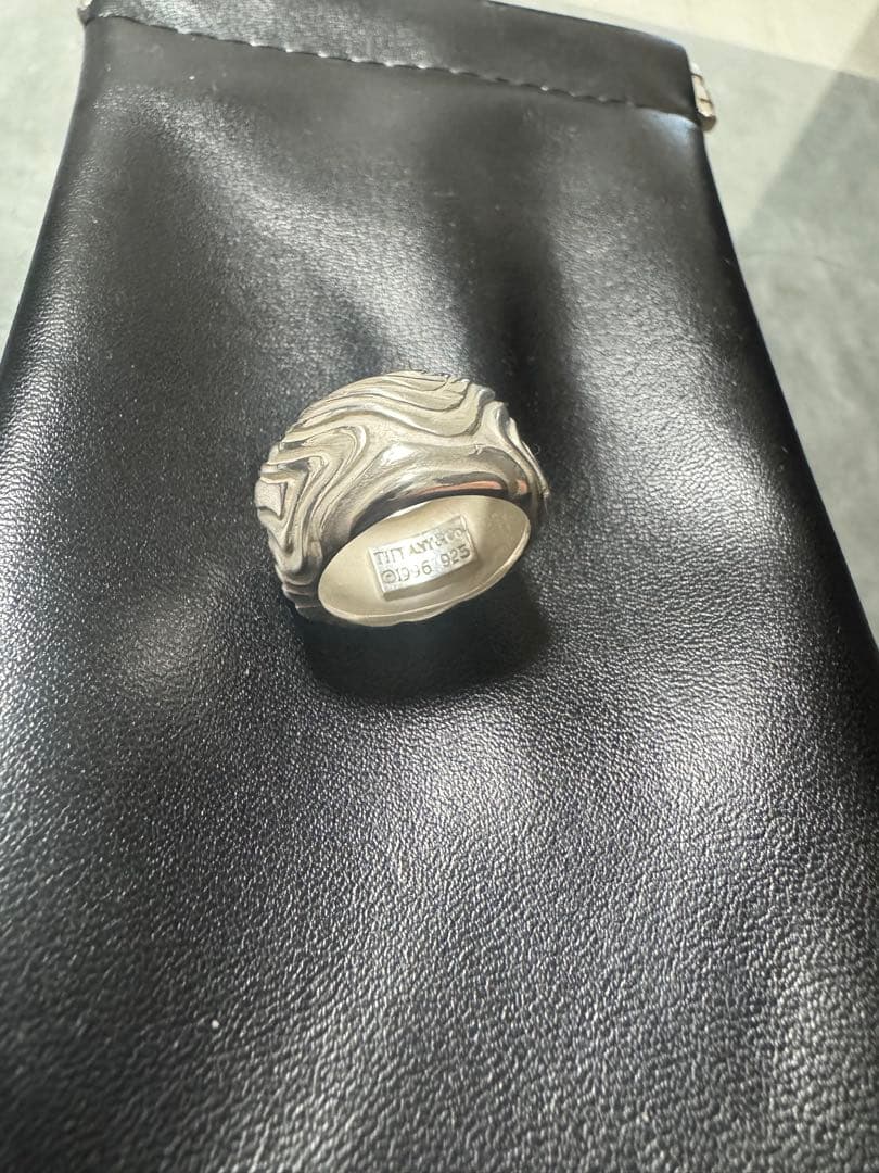 Tiffany ウッド リング 木目 TIFFANY&Co.（ティファニー） 新品同様 新品仕上げ済 TIFFANY & Co