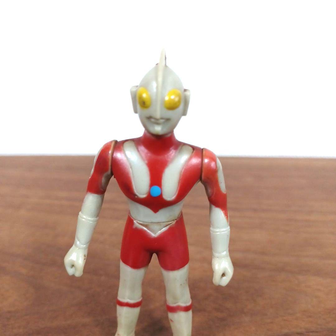 当時物ポピー製 ウルトラマン＆ウルトラマンA 希少ソフビペンダント頭