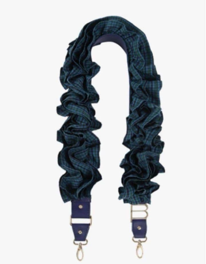 新品ファミリアショルダーストラップグリーン