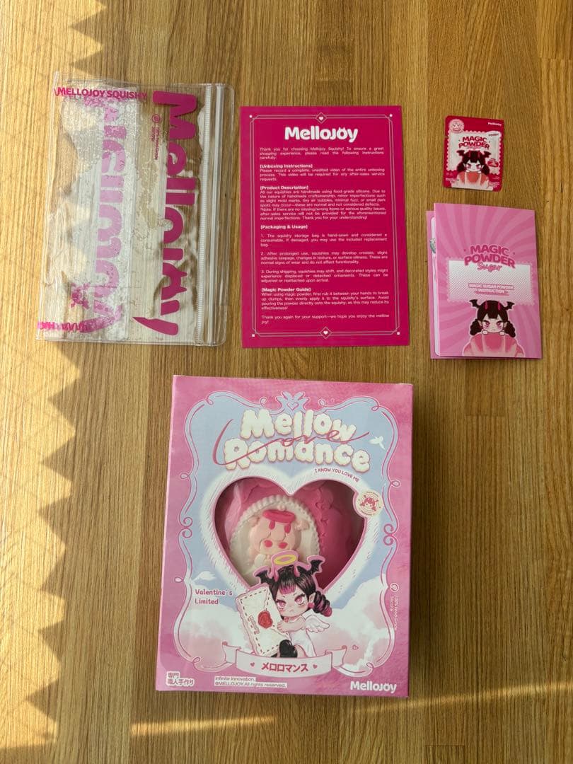 新品未開封　mellojoy スクイーズ　メロジョイ バレンタイン　ヒカレアウ