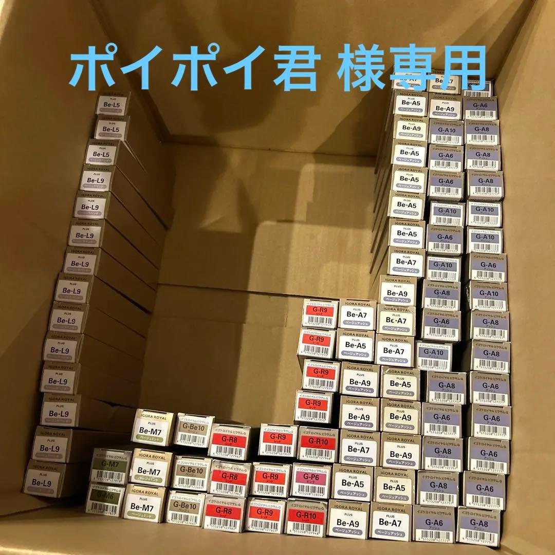 ポイポイ君  IGORA  カラーリング剤 90本セット