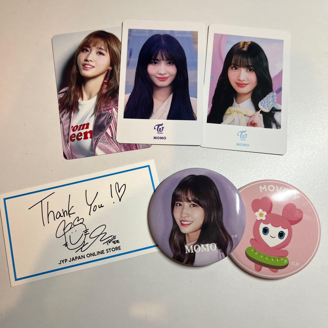 twice モモ トレカ 缶バッジ