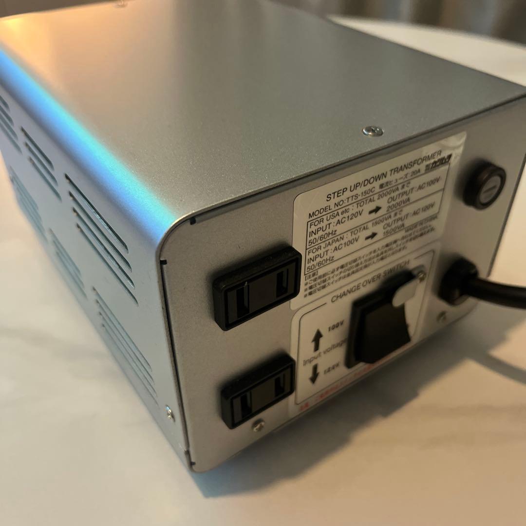 カシムラ 変圧器 TTS-150C 100V←→120V - メルカリ