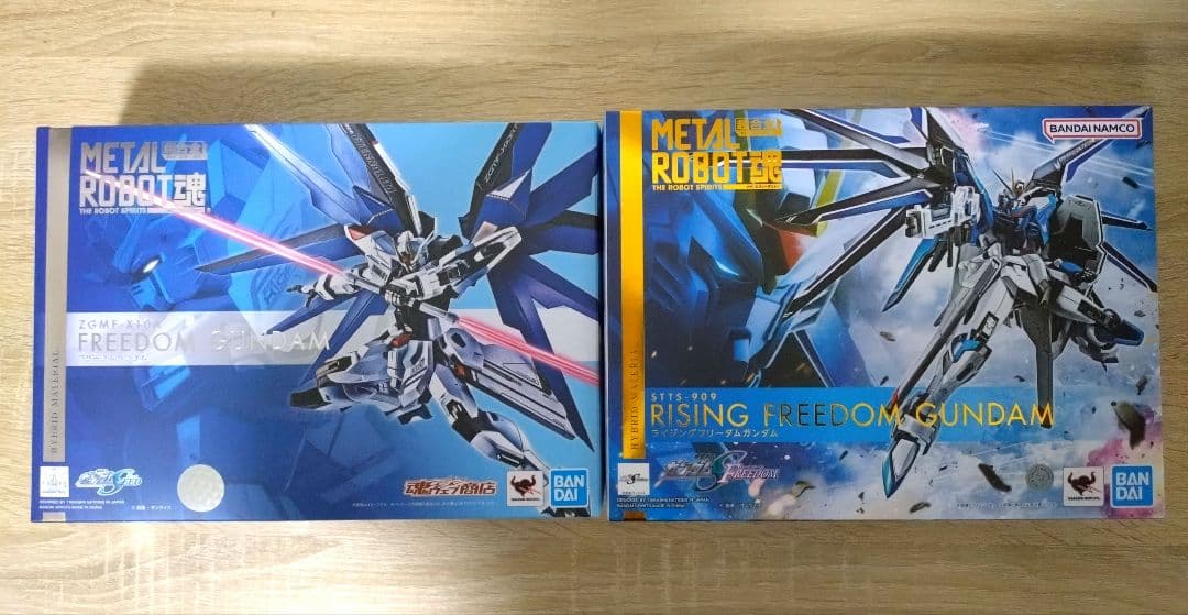 メタルロボット魂 フリーダムガンダム&ライジングフリーダムガンダム 2点セット