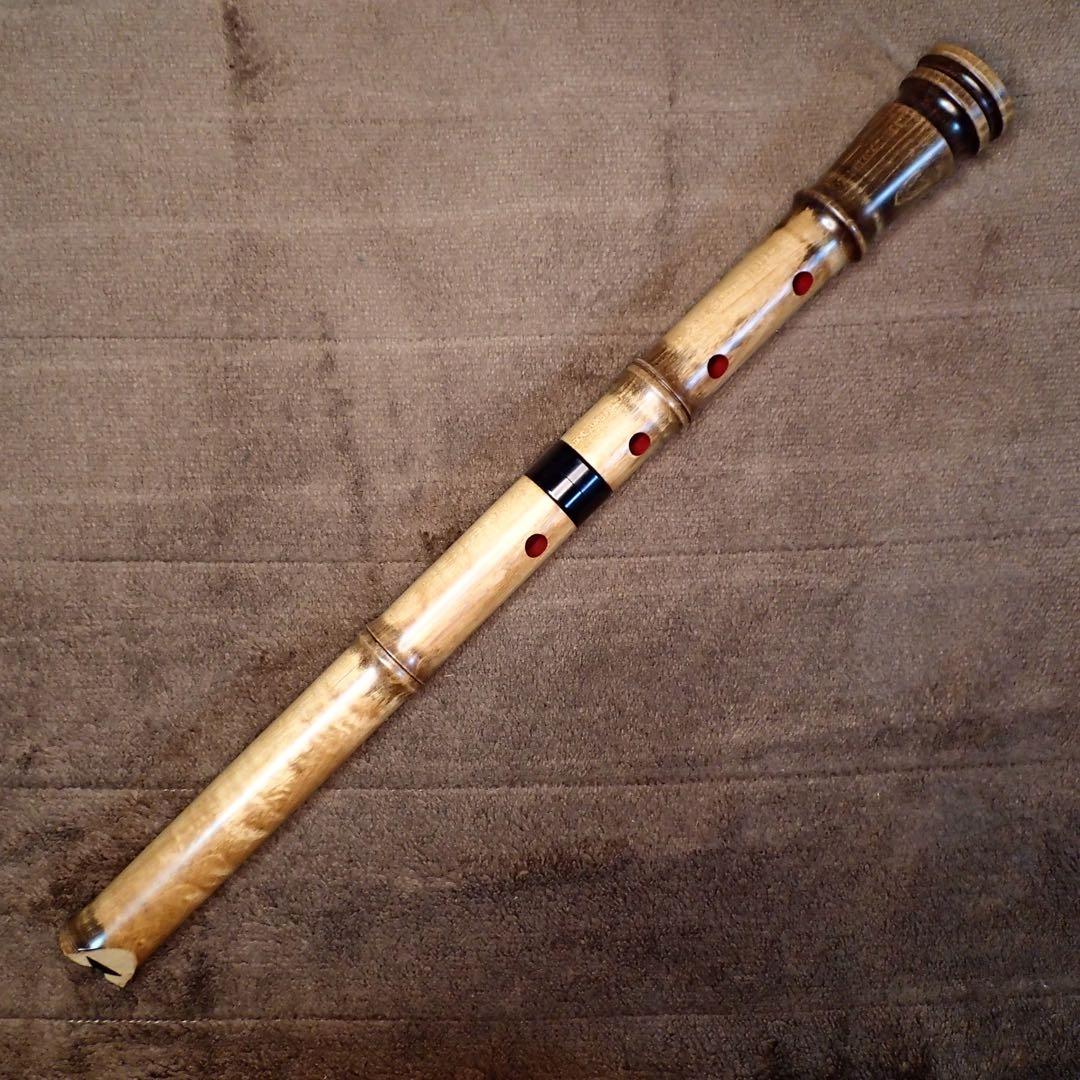 尺八 銘木 琴風尺八 (楓)一尺八寸管