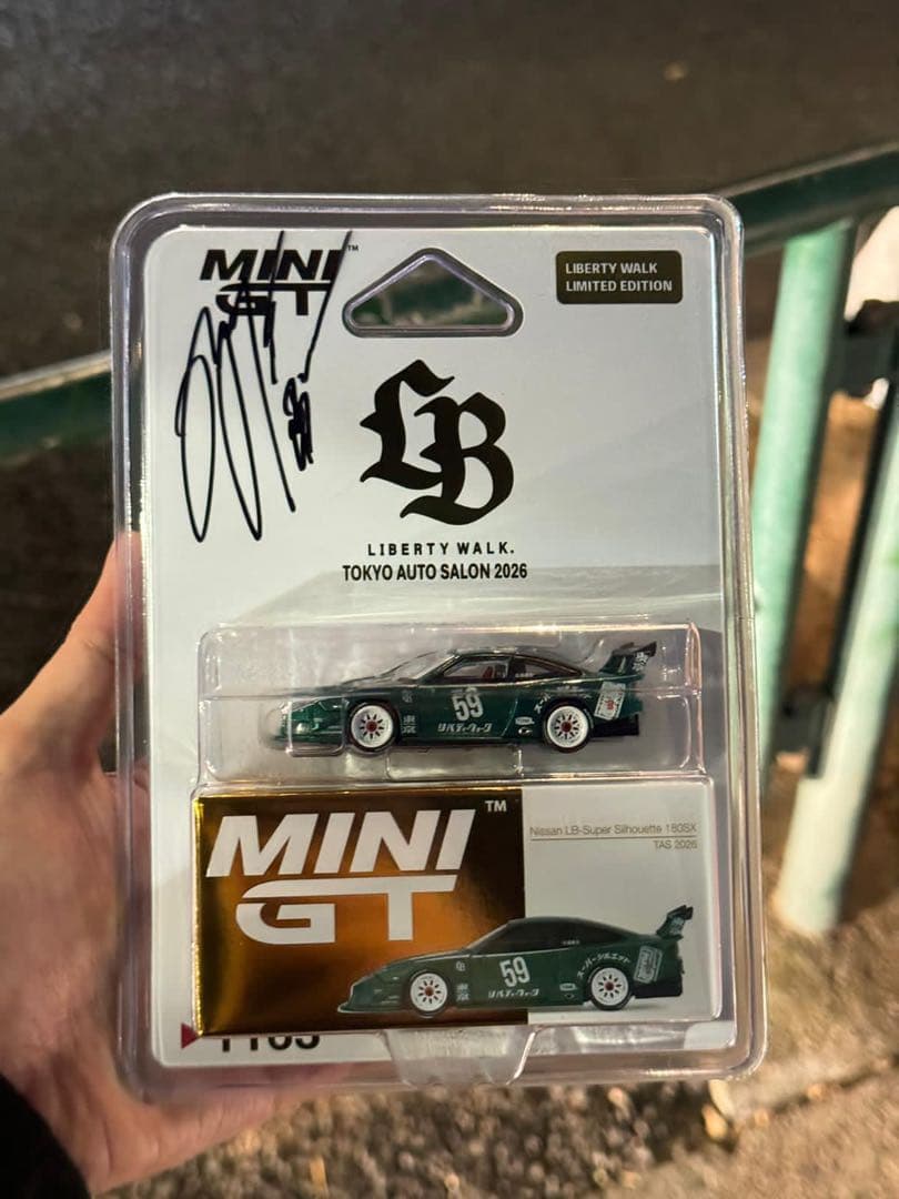 MINIGT 1/64 日産 LBWK 直筆サイン入 東京オートサロン2026 MINI GT LBWK Liberty Walk Tokyo Auto Salon 2026 Limited Nissan GT