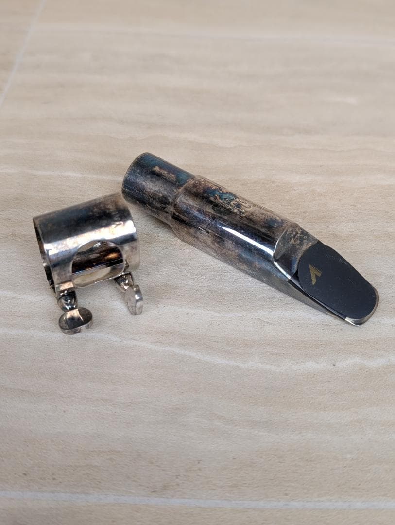 ヤナギサワ　YANAGISAWA　メタルマウスピース　リガチャー　セット　No5 ヤナギサワ アルトサックスマウスピース メタル シルバー SP｜ 管楽器