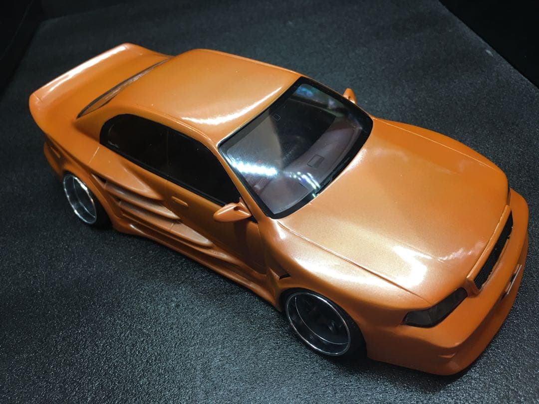 旧車プラモデル完成品アオシマクラウン14マジェスタ - メルカリ