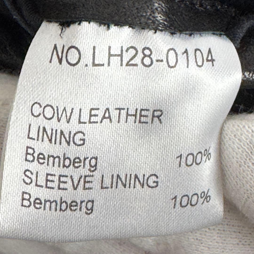 美品/メンテ済 リチウムオム 牛革ライダース 48 タイト riri - メルカリ