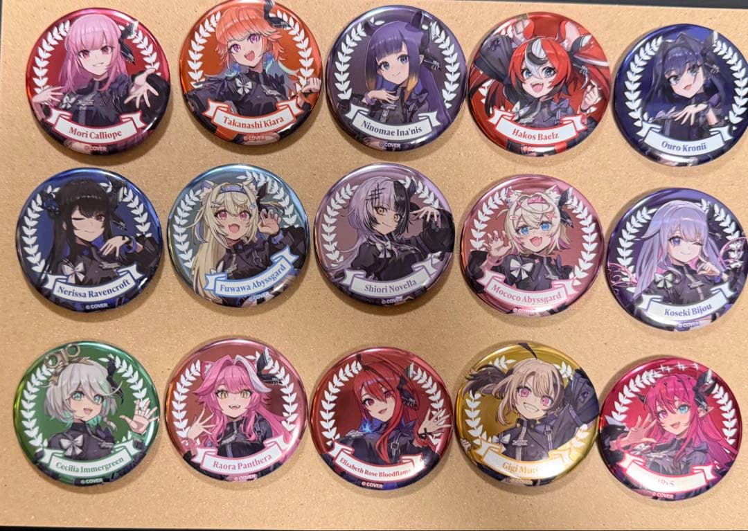 hololive English 3rd Concert 缶バッジ 全部セット - メルカリ