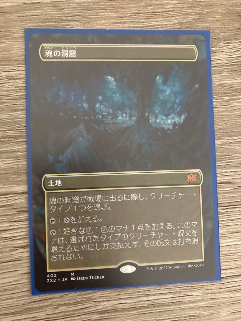 魂の洞窟　日本語版　1枚 エッチング・Foil】(569)《魂の洞窟/Cavern of Souls》[2X2-BF] 土地R