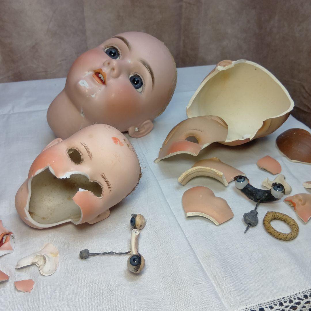 Cocoa ここあ♥ジャンク扱いパーツ取りに…ビスクドールヘッド3Set