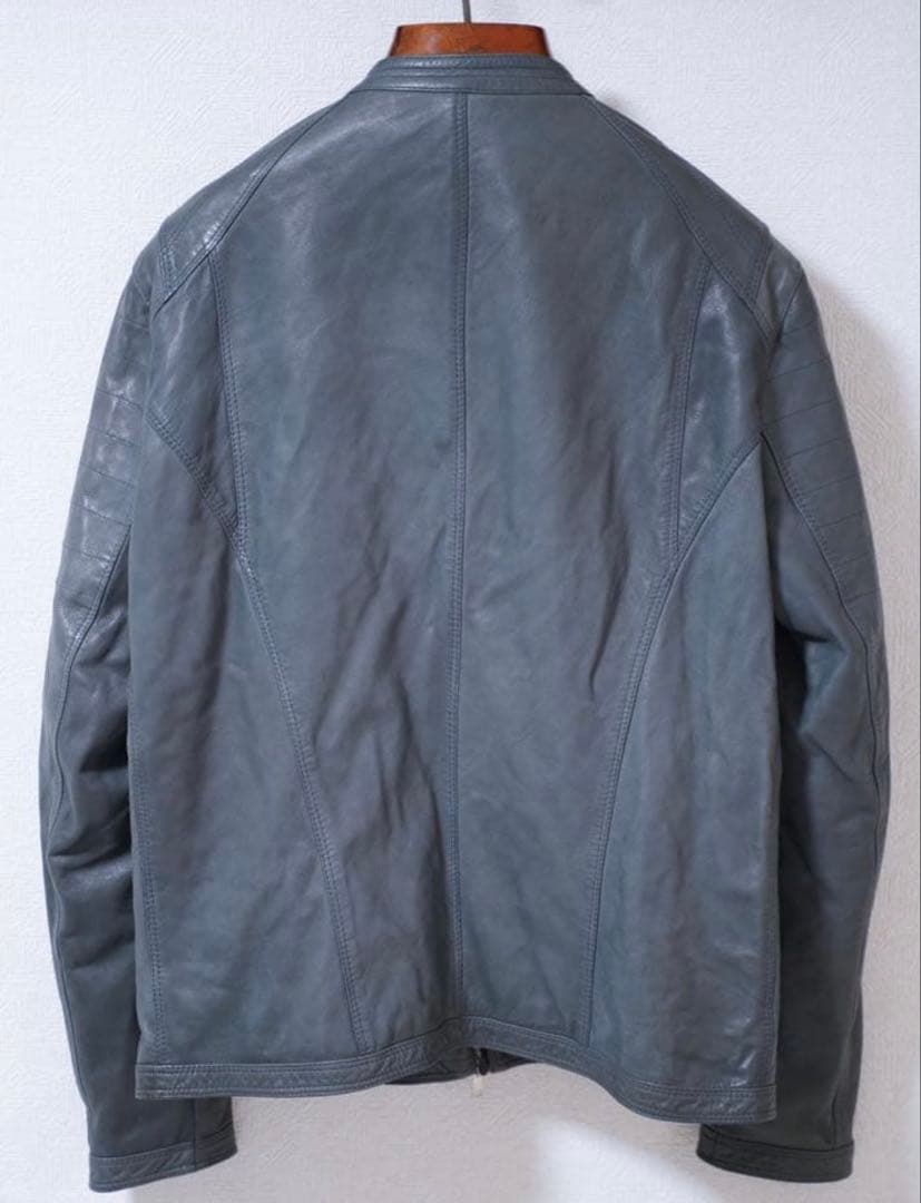 t様専用 DELAN ラムスキンシングルライダース - メルカリ