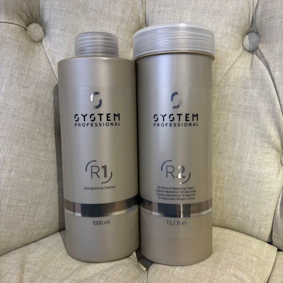 ウエラ システムプロフェッショナル リペア　シャンプー&コンディショナー 1L