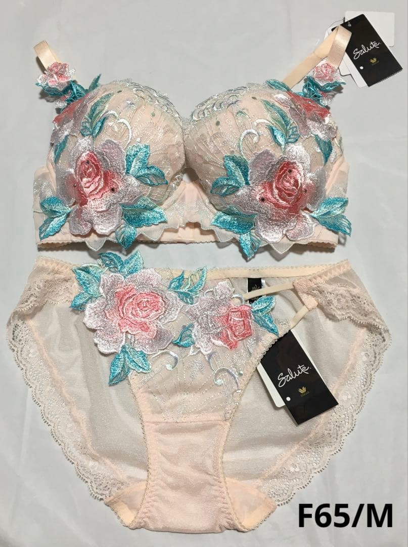 新品 ワコール サルート 店舗限定 29G ブラジャー F65 ショーツM