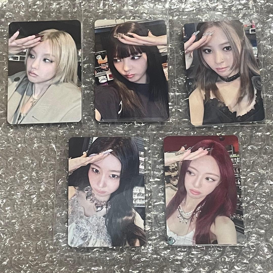 ITZY Tunnel Vision Makestarトレカ 5枚セット タレントカード