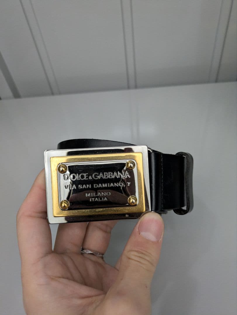 Dolce & Gabbana/ドルチェ&ガッバーナ レザーベルト　85 楽天市場】DOLCE&GABBANA D&G BELTドルチェ＆ガッバーナ ドルガバ