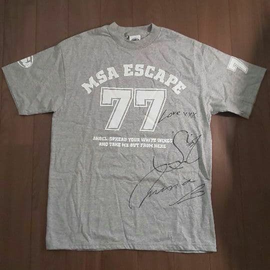MISIA ESCAPE サイン入りTシャツ ミーシャ MISIA所属のリズメディア、ウクライナ支援チャリティTシャツ販売