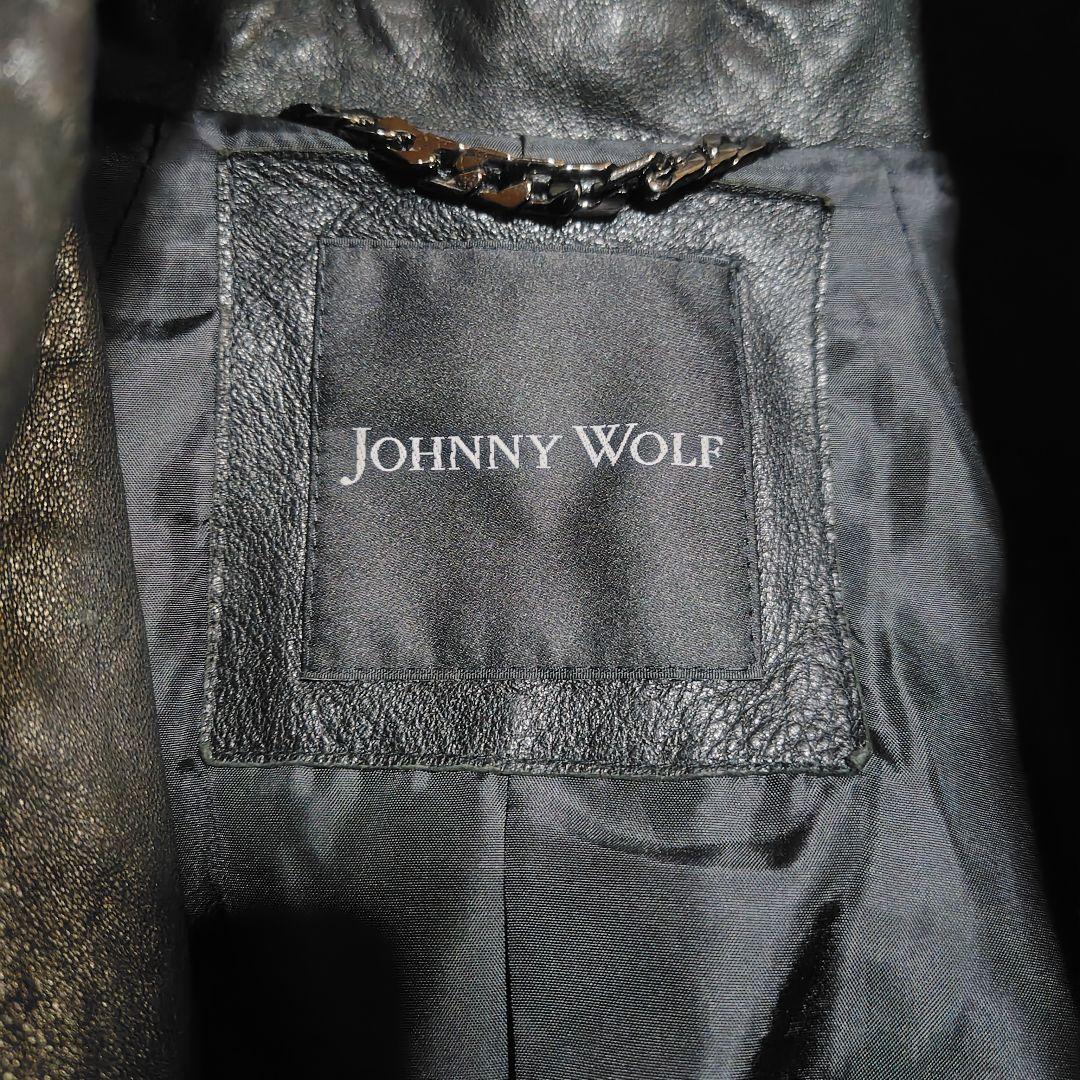 sandwich様専用 Johnny Wolf ドレープレザージャケット 変形襟 - メルカリ