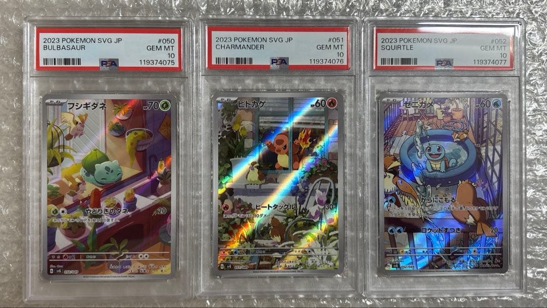 連番！ポケモンカード スペシャルデッキセットEX 御三家 AR PSA10