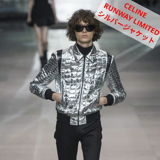CELINE 未使用近い 限定 Runway ジャケット スタジャン スカジャン