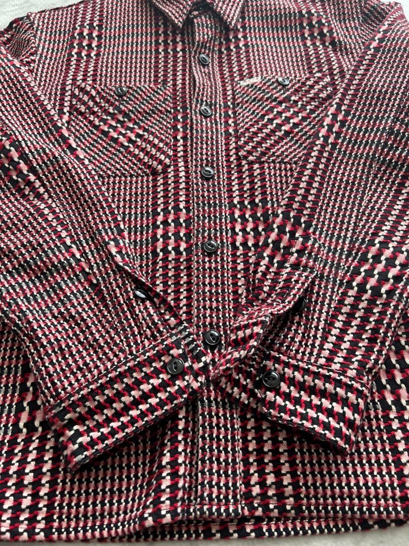 RJB グレンチェックシャツ - トップス高価