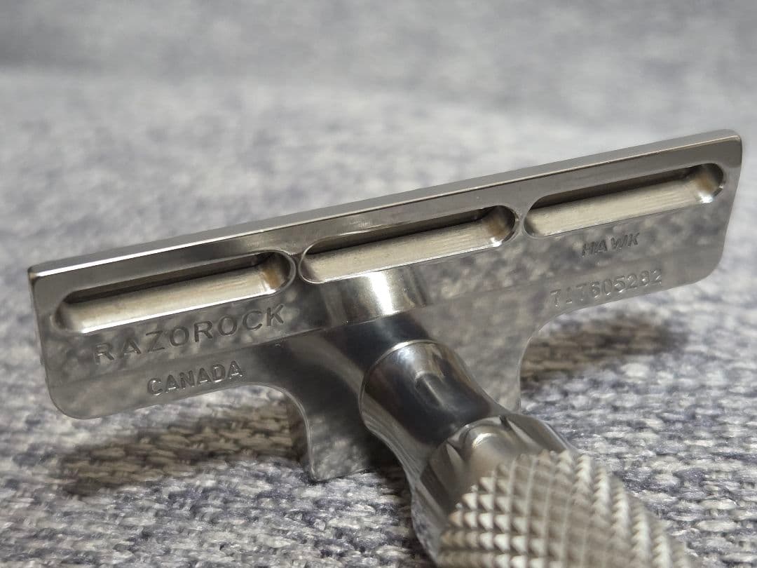 [美品] RazoRock \"Standard\" HAWK V3 両刃カミソリ