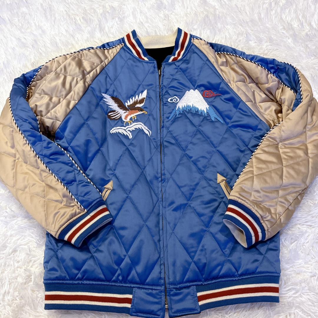 激レア 極美品 BILLVAN ビルバン スカジャン リバーシブル Lサイズ