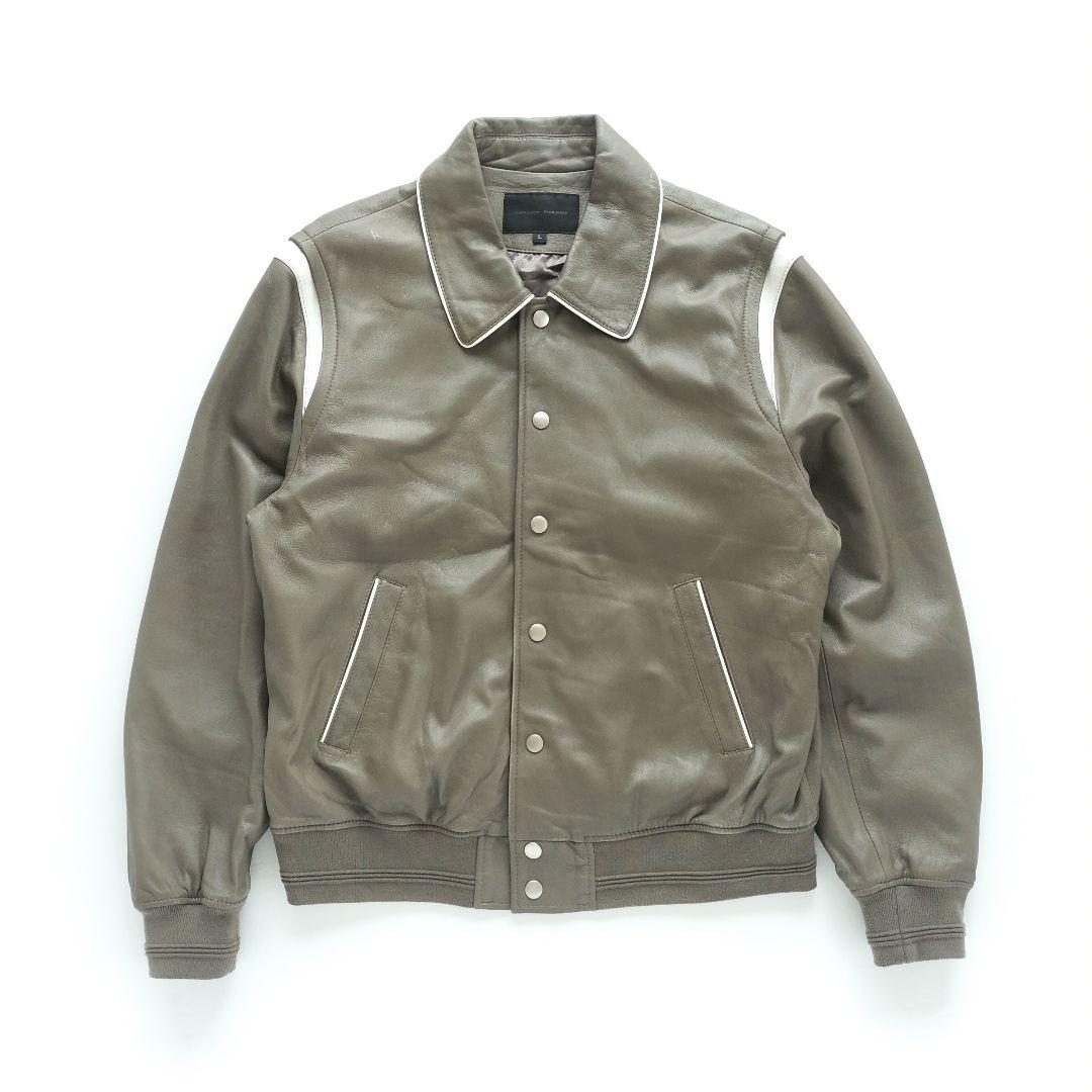 ドフジェーソン ラムスキン レザージャケット トープ【Ｌ】