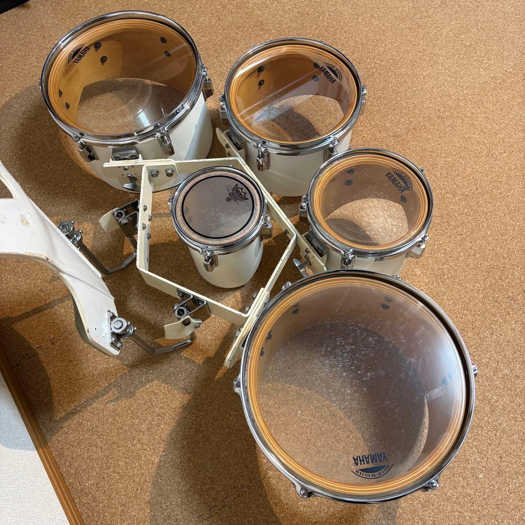 良品】Pearl テナードラム キャリアセット マーチングタム タム5セット
