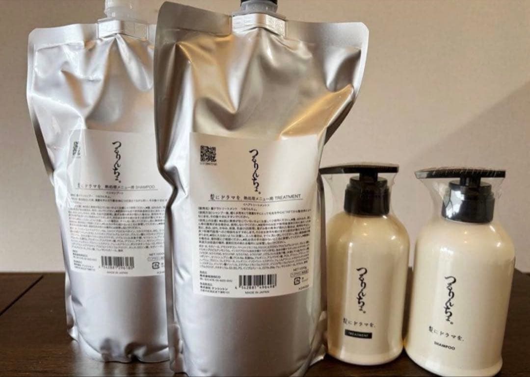 【正規品】髪ドラつるりんちょ。シャンプートリートメントセット
