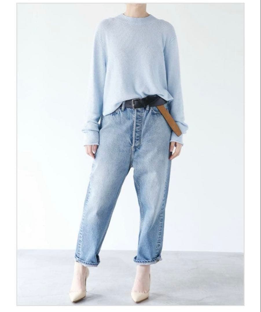 【完売品】MADISON BLUE サルエルパンツ 美脚×抜け感デニム MADISON BLUE/マディソン ブルー】 SAROUEL PT DENIM（デニムパンツ