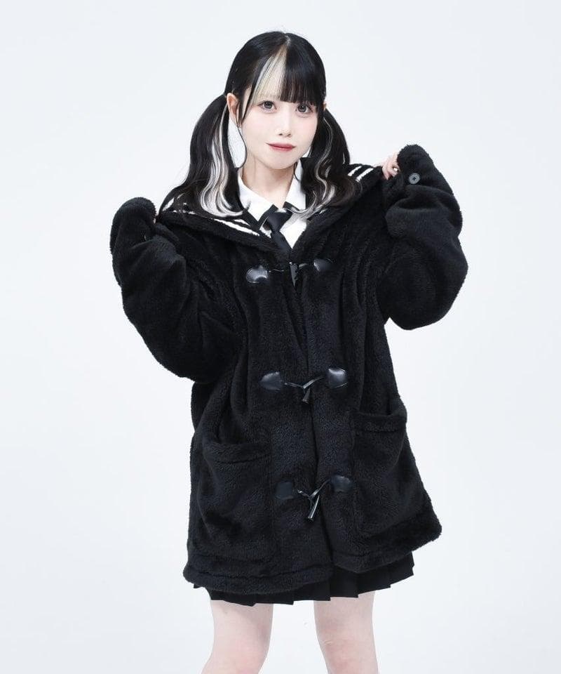 美品✨TRAVASTOKYO トラバストーキョー セーラーボア ダッフルブルゾン