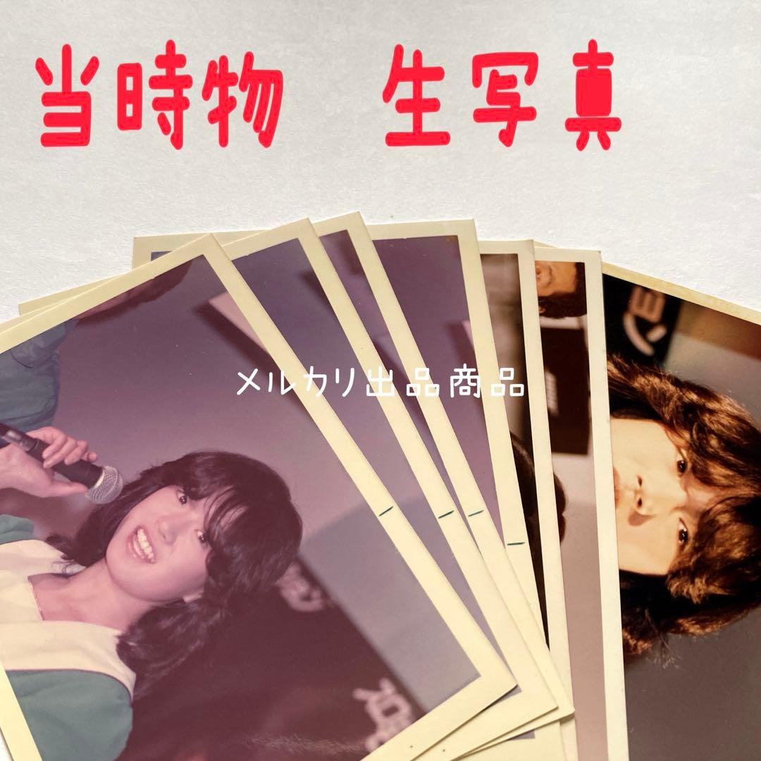 貴重　中森明菜　生写真　当時物　E判 7枚　スローモーション 🆕昭和歌謡館の新着中古レコード 中森明菜 『スローモーション』 記念