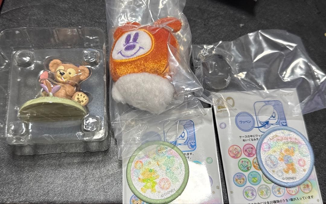 ディズニー ハロウィン ダッフィーフィギュア ワッペン ジェラトーニ パペット